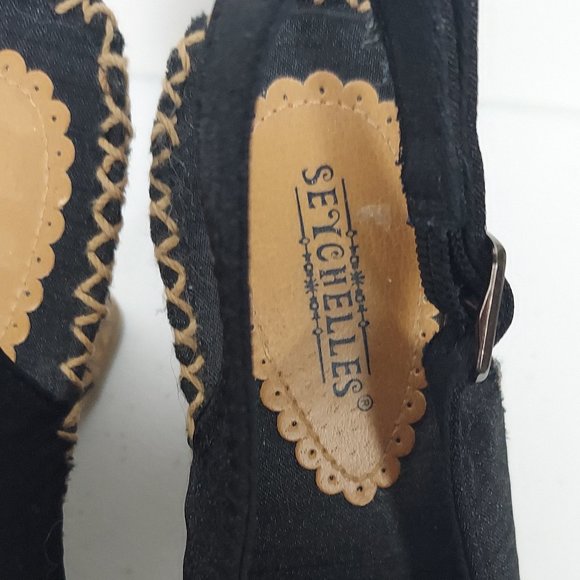 ANTHROPOLOGIE SEYCHELLES SINGAPORE CORK WEDGE SANDALS - Picture 11 of 14